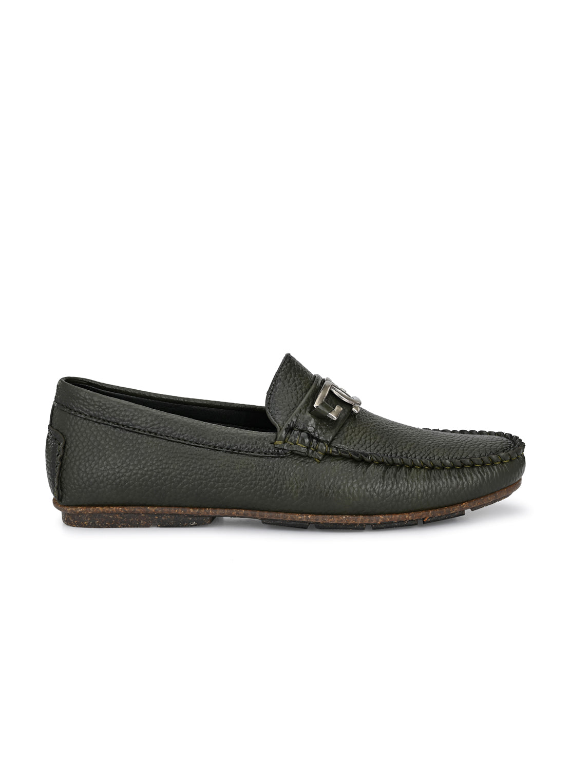 Guava Men's Black Casual Slip On Driving Loafers (GV15JA767)