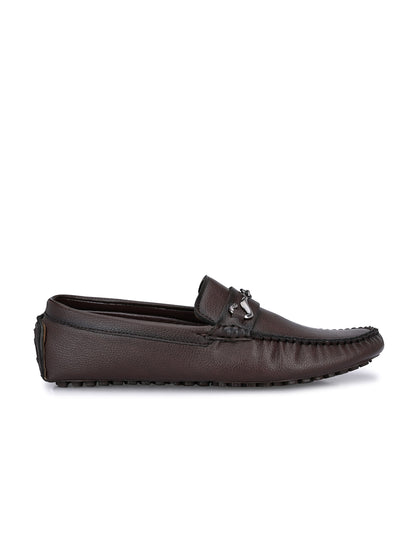 Guava Men's Brown Casual Slip On Driving Loafers (GV15JA770)