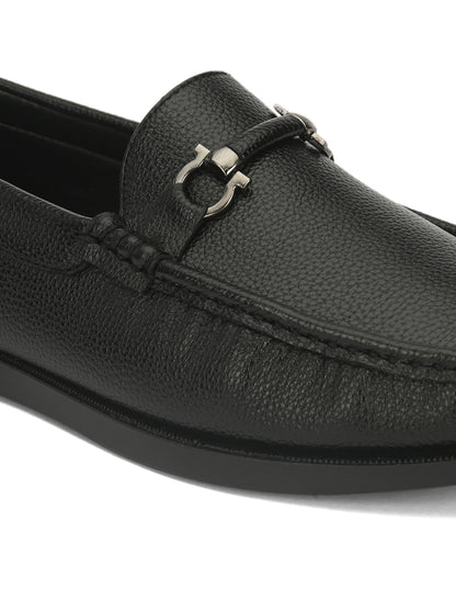 Guava Men's Black Casual Slip On Driving Loafers (GV15JA772)
