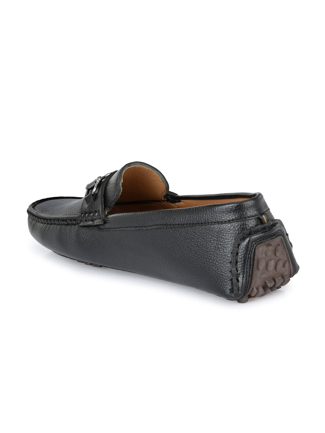 Guava Men's Black Casual Slip On Driving Loafers (GV15JA774)