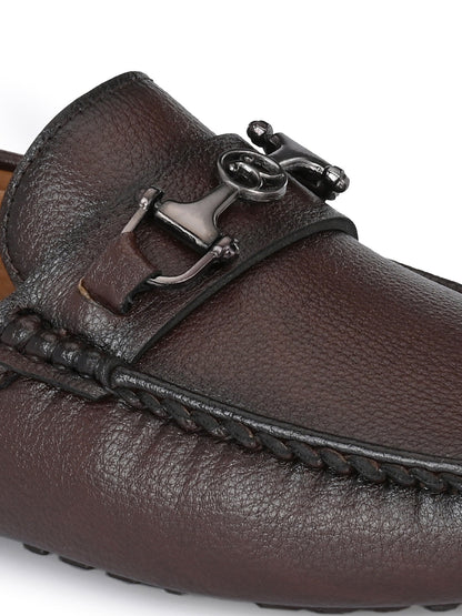 Guava Men's Brown Casual Slip On Driving Loafers (GV15JA775)
