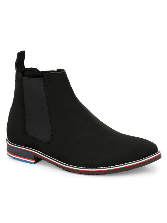 Guava Men's Black Casual Chelsea Boots (GV15JA777)