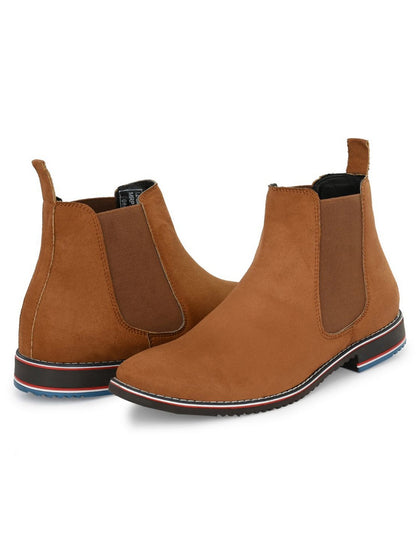 Guava Men's Tan Casual Chelsea Boots (GV15JA779)