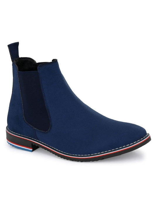 Guava Men's Blue Casual Chelsea Boots (GV15JA781)