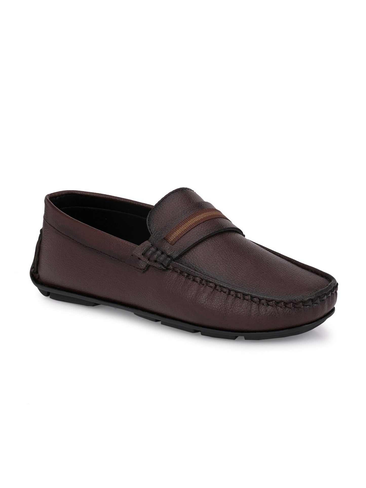 Guava Men's Brown Casual Slip On Driving Loafers (GV15JA783)