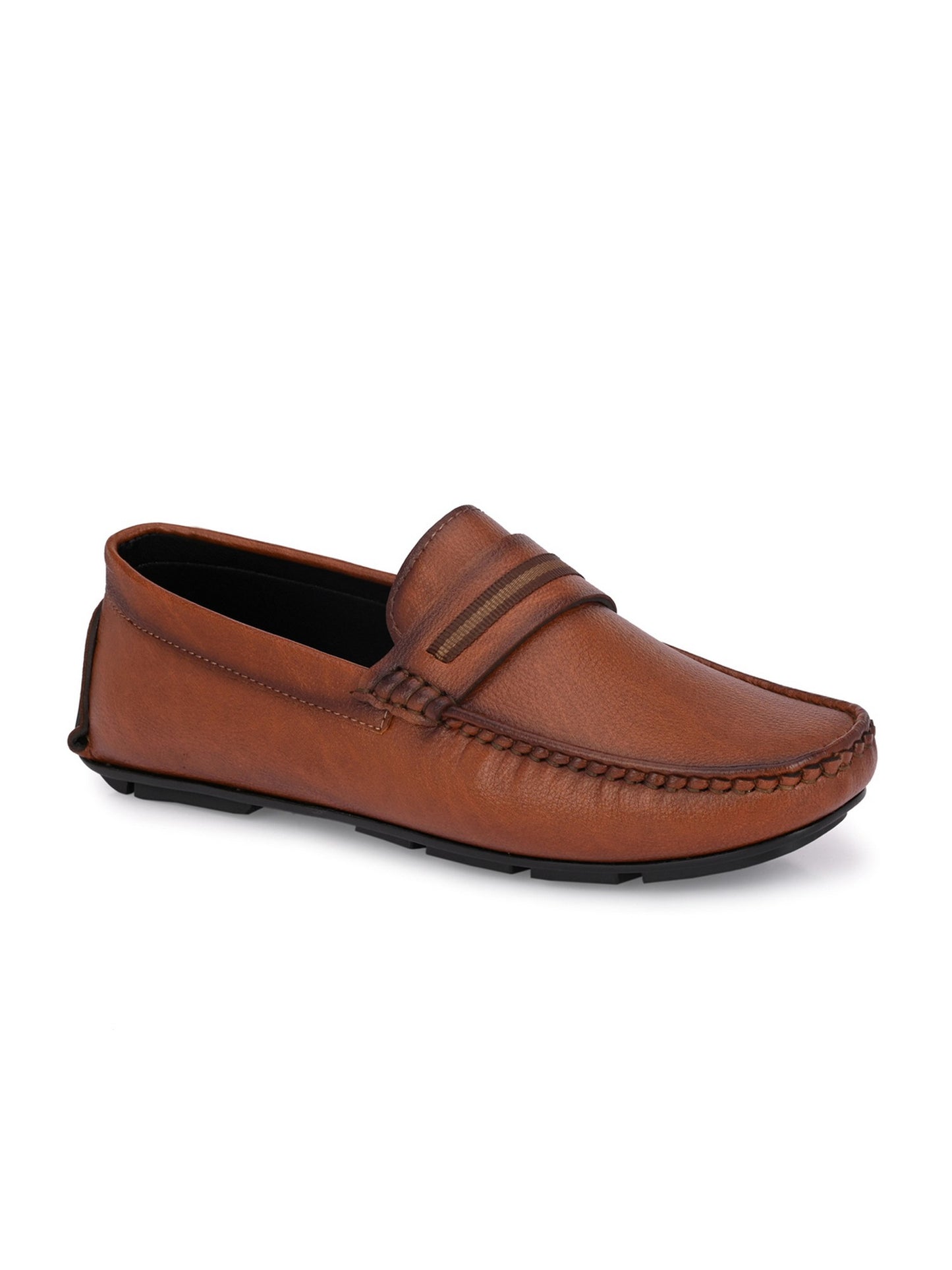Guava Men's Tan Casual Slip On Driving Loafers (GV15JA784)