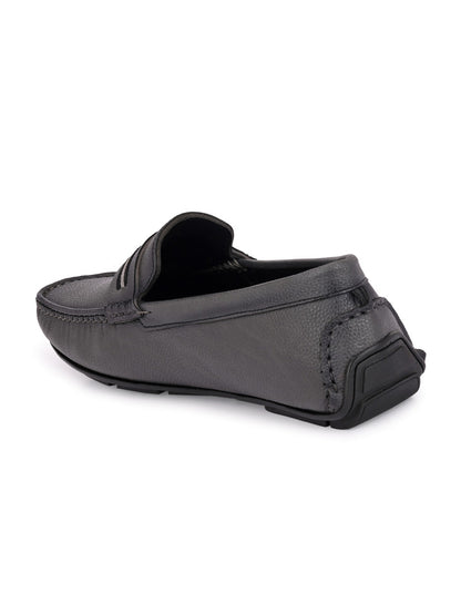 Guava Men's Grey Casual Slip On Driving Loafers (GV15JA786)