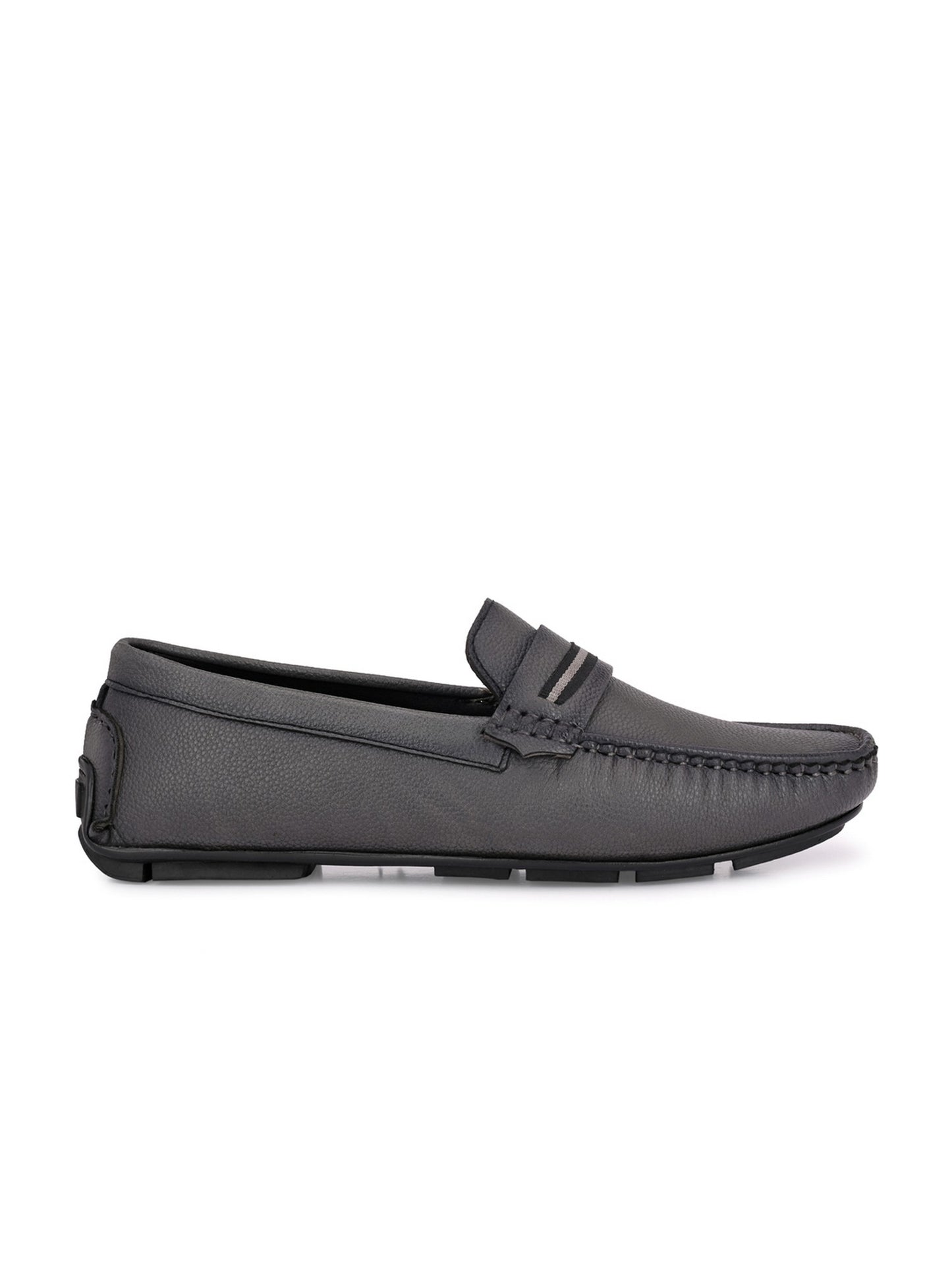 Guava Men's Grey Casual Slip On Driving Loafers (GV15JA786)