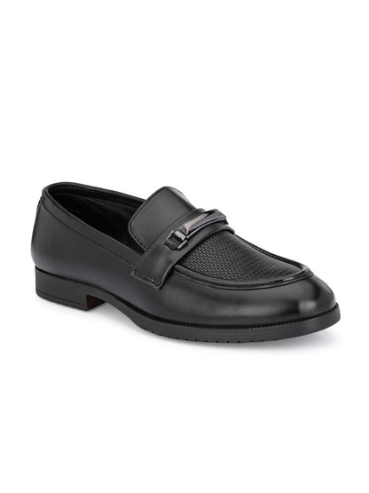 Guava Men's Black Slip On Party Formal Shoes (GV15JA787)