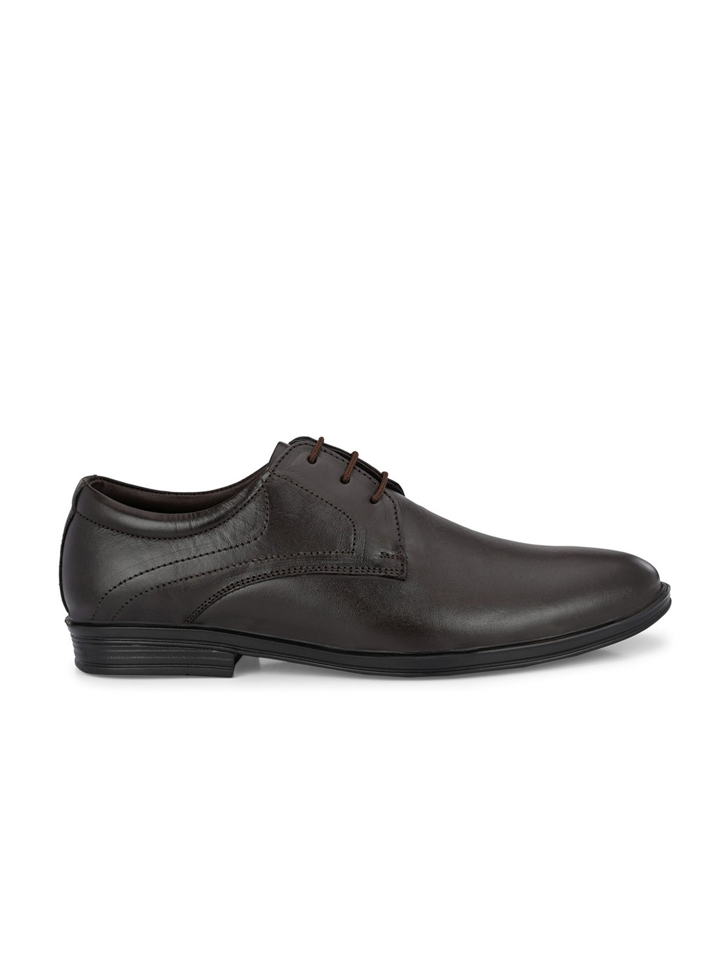 Guava Men's Brown Genuine Derby Lace Up Formal Shoes (GV15JA801)