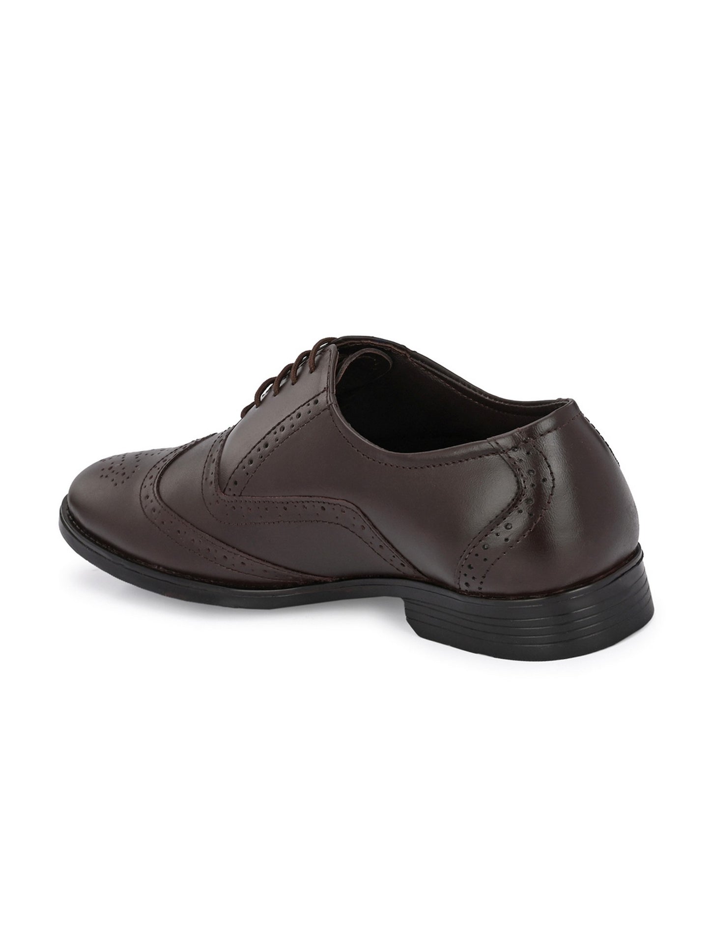 Guava Men's Brown Oxford Brouge Lace Up Formal Shoes (GV15JA807)