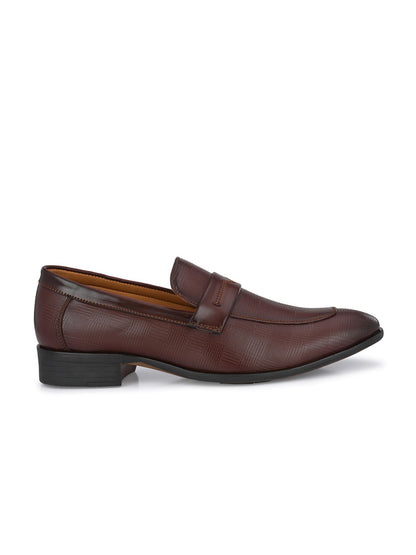 Guava Men's Brown Slip On Semi Formal Shoes (GV15JA812)