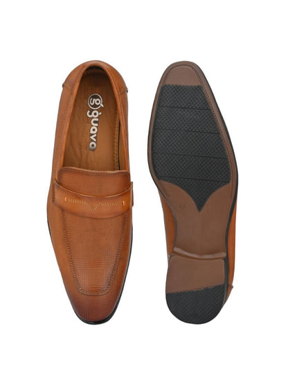 Guava Men's Tan Slip On Semi Formal Shoes (GV15JA813)