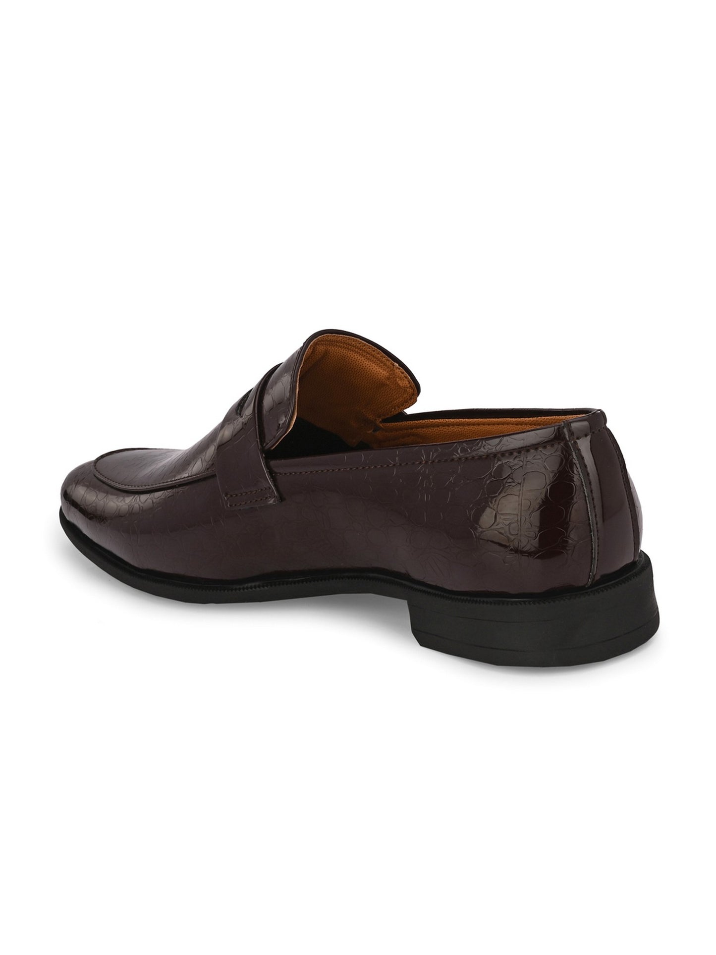 Guava Men's Brown Slip On Semi Formal Shoes (GV15JA817)
