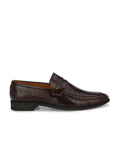 Guava Men's Brown Slip On Semi Formal Shoes (GV15JA817)
