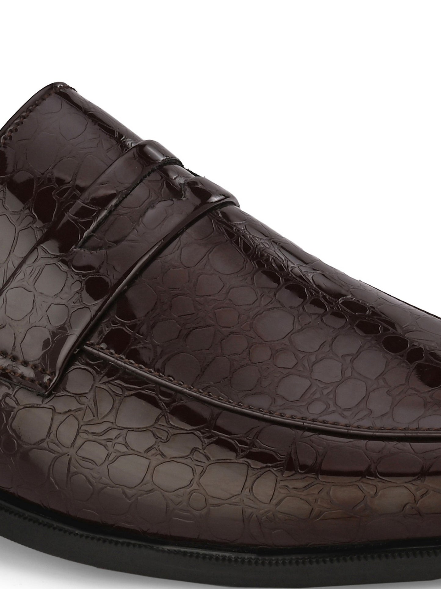 Guava Men's Brown Slip On Semi Formal Shoes (GV15JA817)