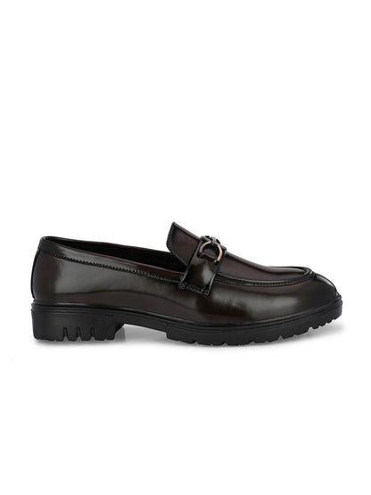Guava Men's Brown Slip On Semi Formal Shoes (GV15JA819)