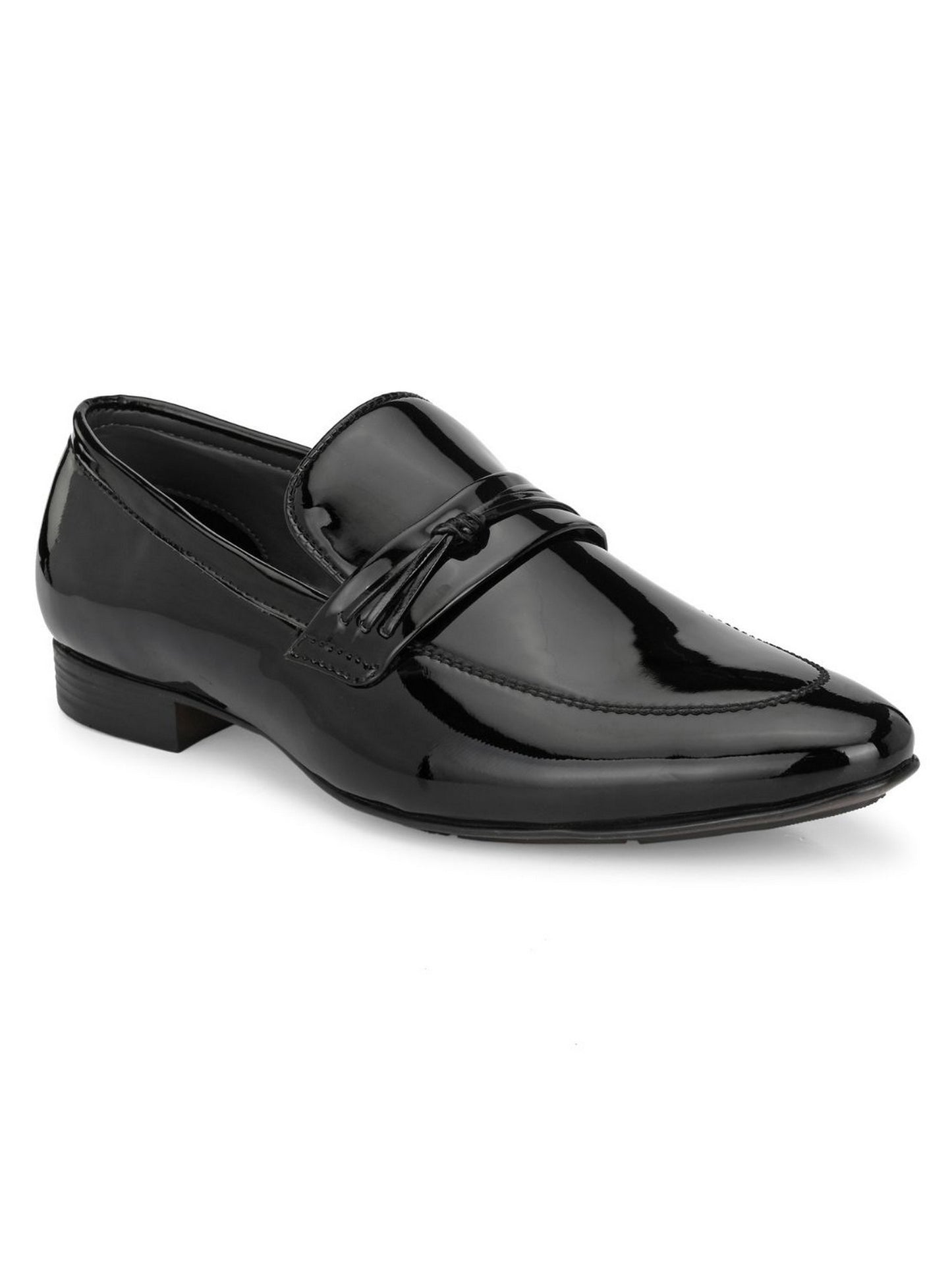 Guava Men's Black Slip On Semi Formal Shoes (GV15JA821)