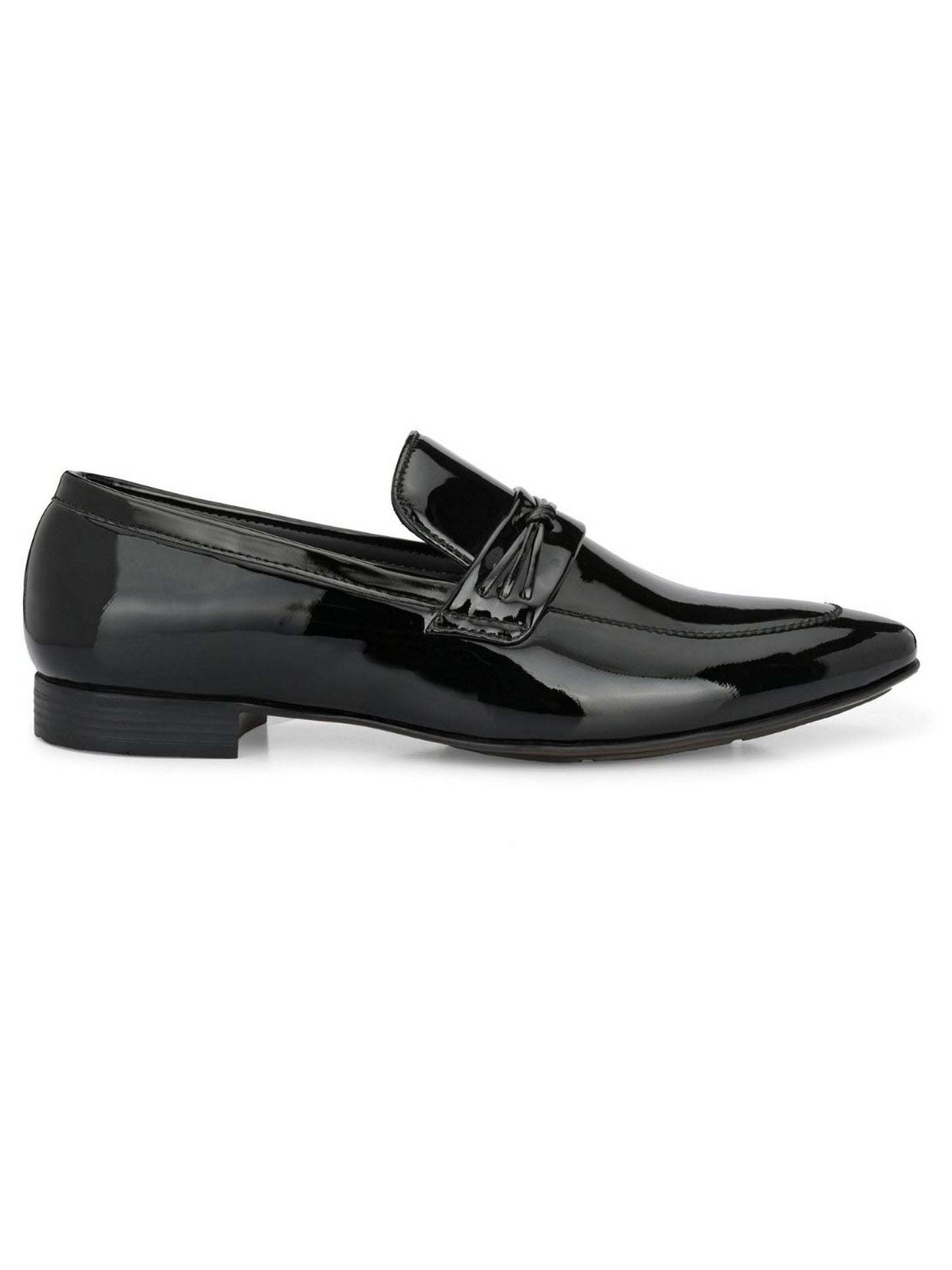 Guava Men's Black Slip On Semi Formal Shoes (GV15JA821)