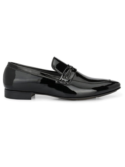Guava Men's Black Slip On Semi Formal Shoes (GV15JA821)