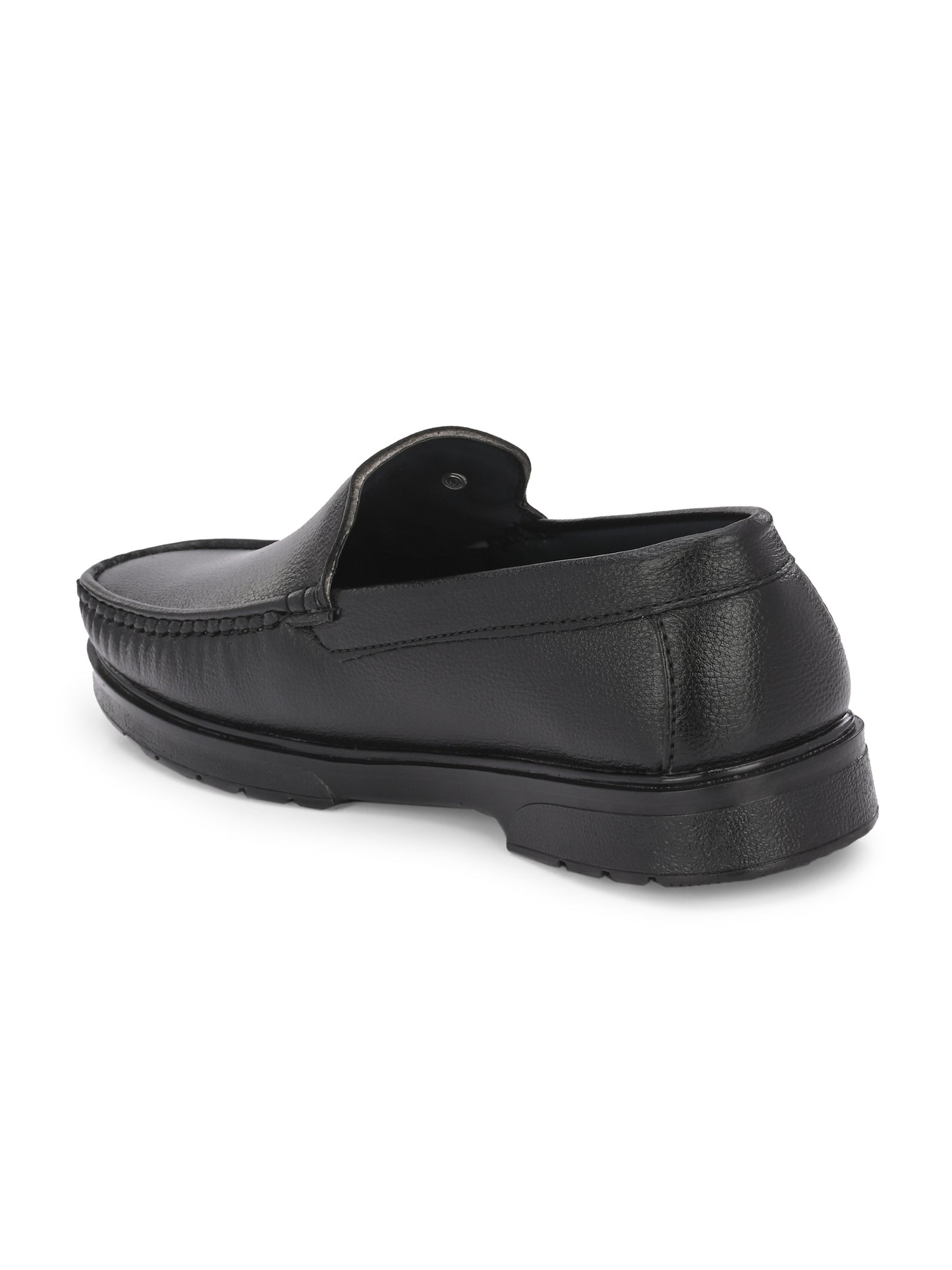Guava Men's Black Slip On Semi Formal Shoes (GV15JA824)