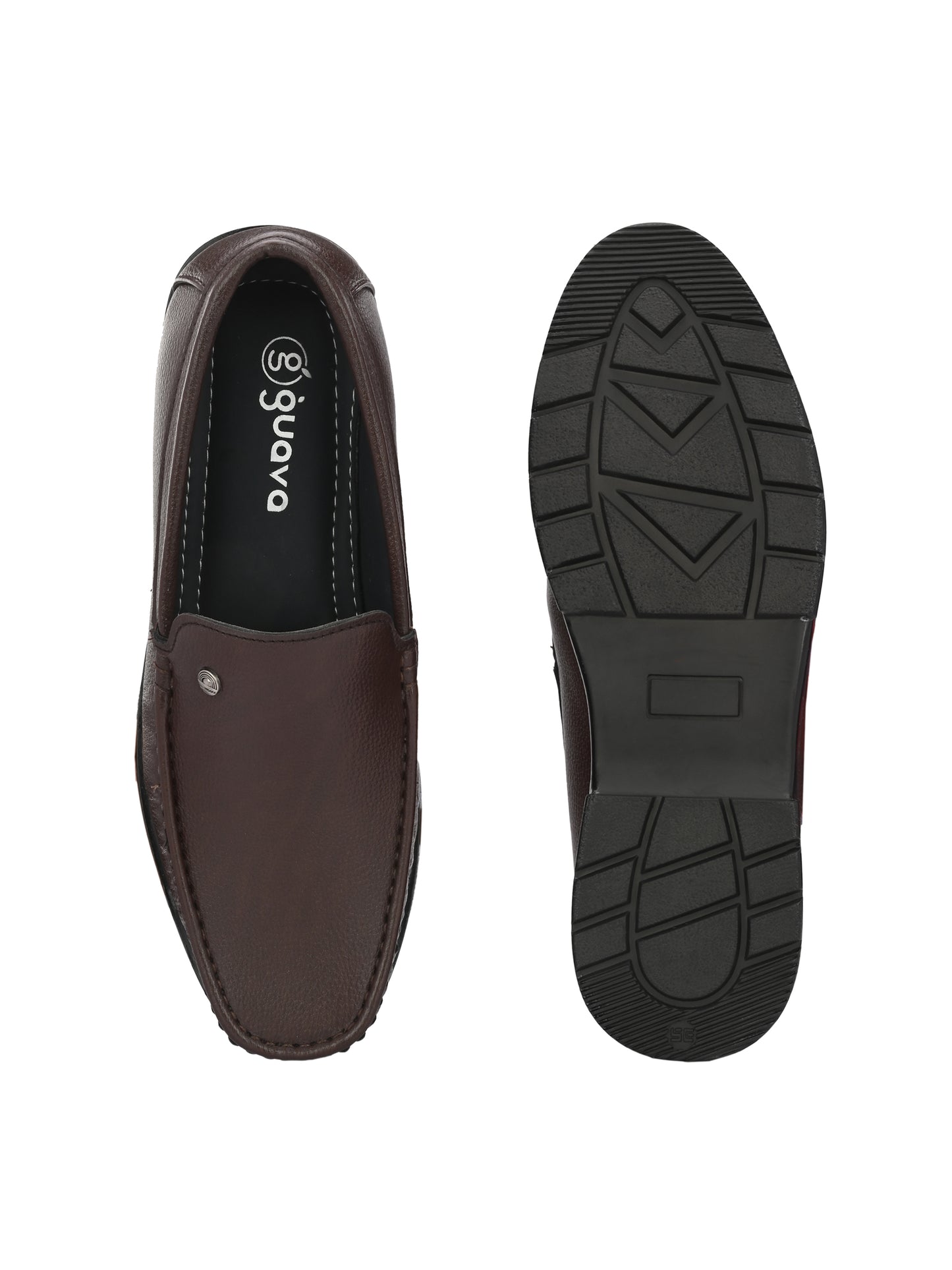 Guava Men's Brown Slip On Semi Formal Shoes (GV15JA825)