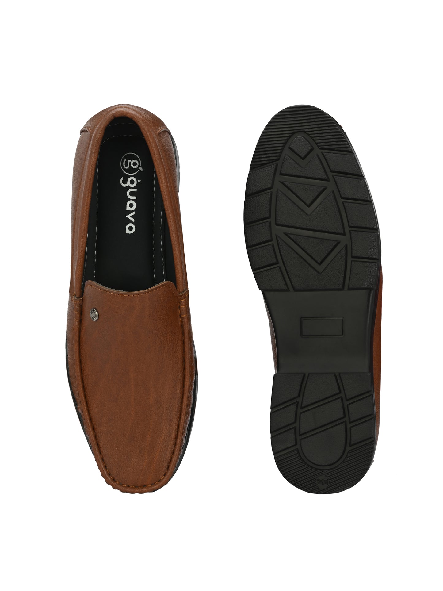 Guava Men's Tan Slip On Semi Formal Shoes (GV15JA826)