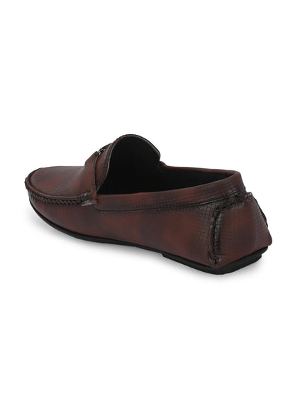 Guava Men's Brown Casual Slip On Driving Loafers (GV15JA827)