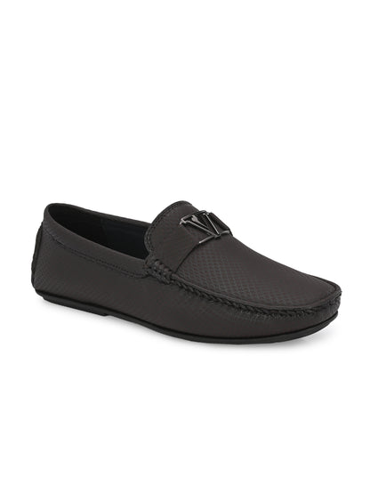Guava Men's Brown Casual Slip On Driving Loafers (GV15JA828)