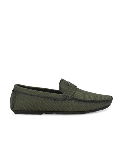 Guava Men's Green Casual Slip On Driving Loafers (GV15JA829)