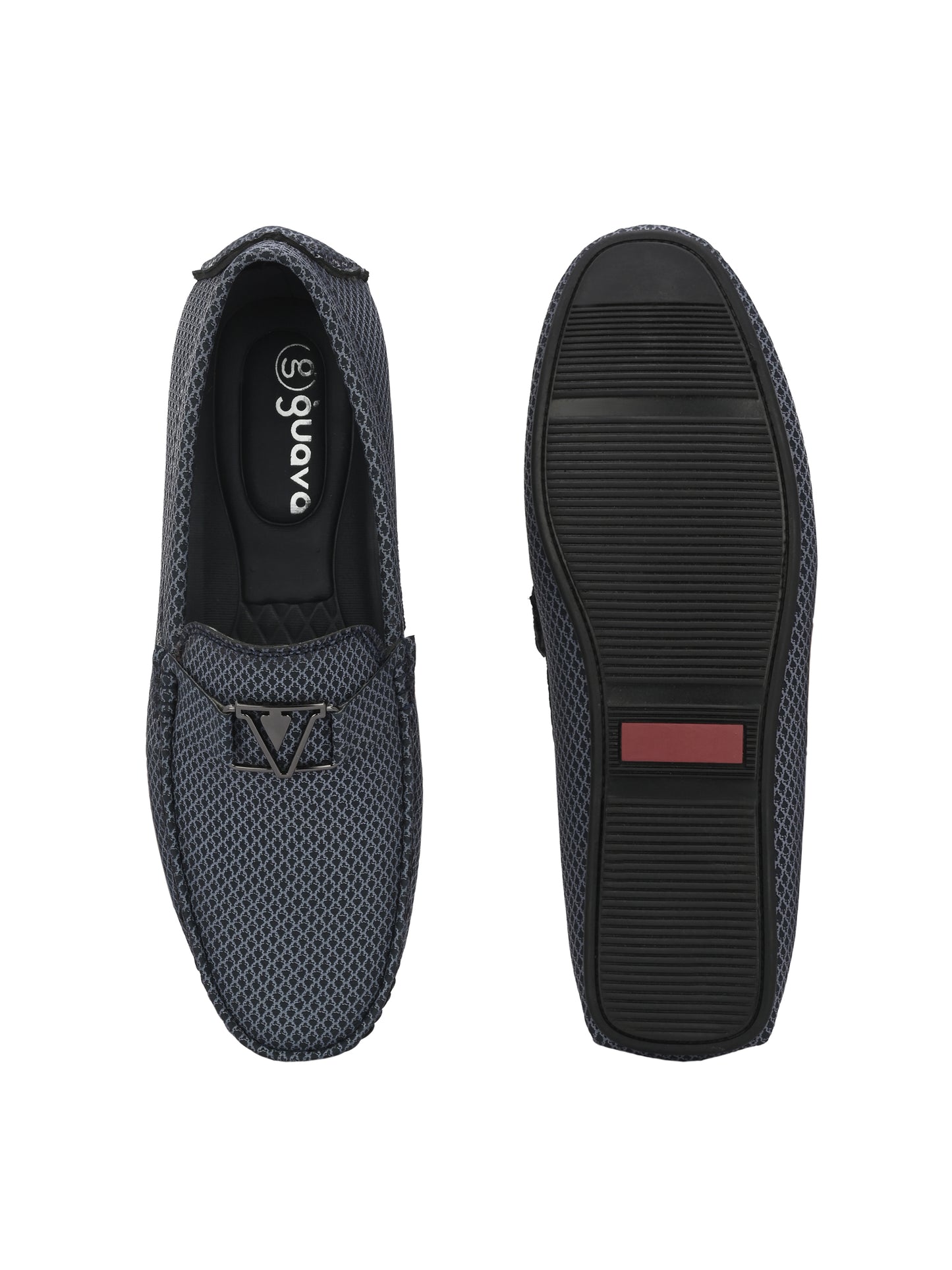 Guava Men's Blue Casual Slip On Driving Loafers (GV15JA831)