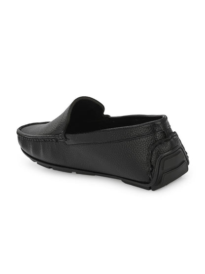 Guava Men's Black Casual Slip On Driving Loafers (GV15JA832)