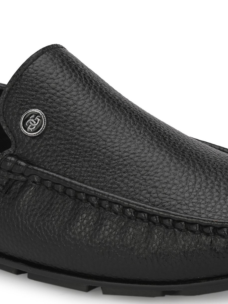 Guava Men's Black Casual Slip On Driving Loafers (GV15JA832)