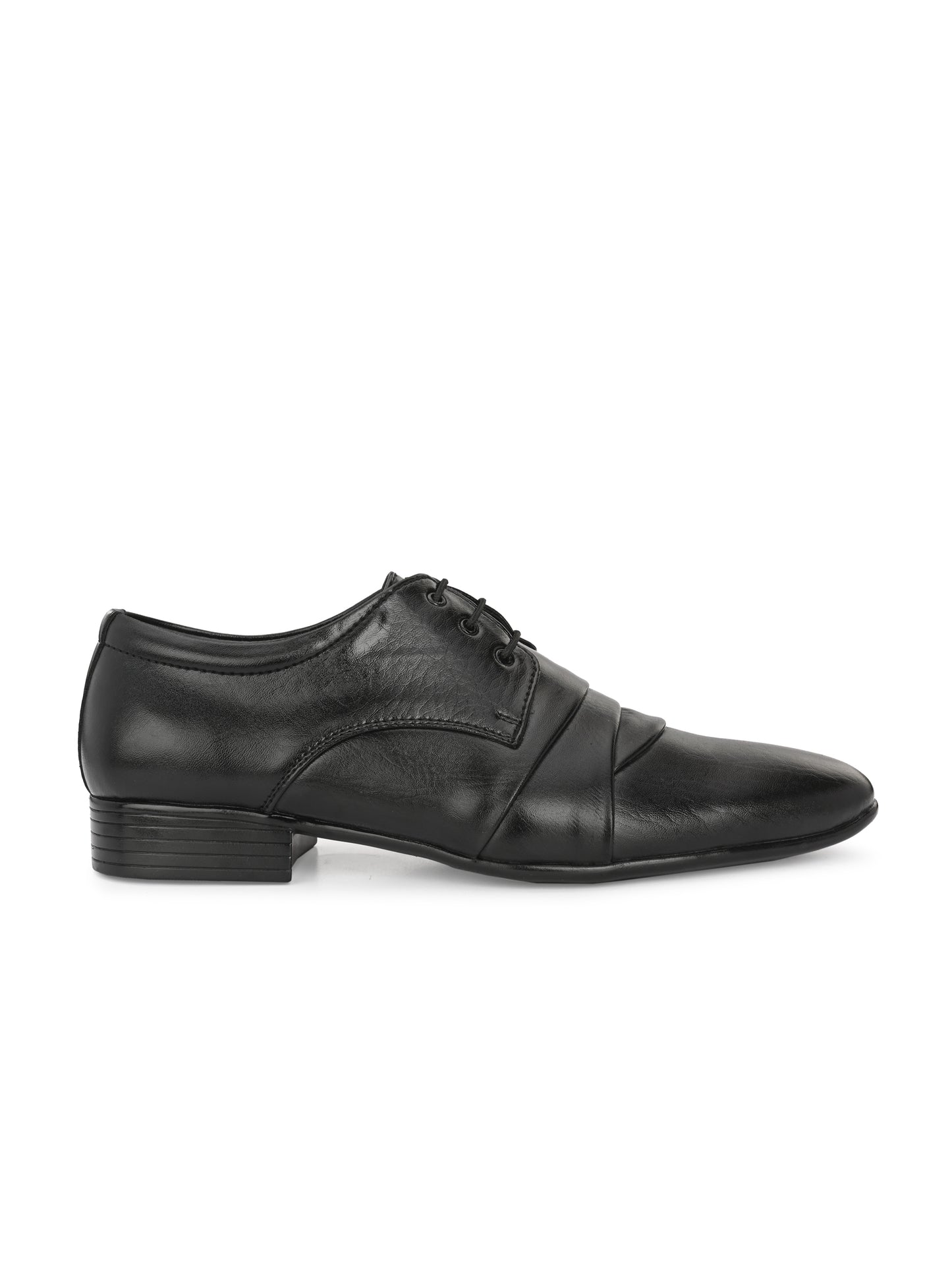Guava Men's Black Derby Lace Up Formal Shoes (GV15JA839)