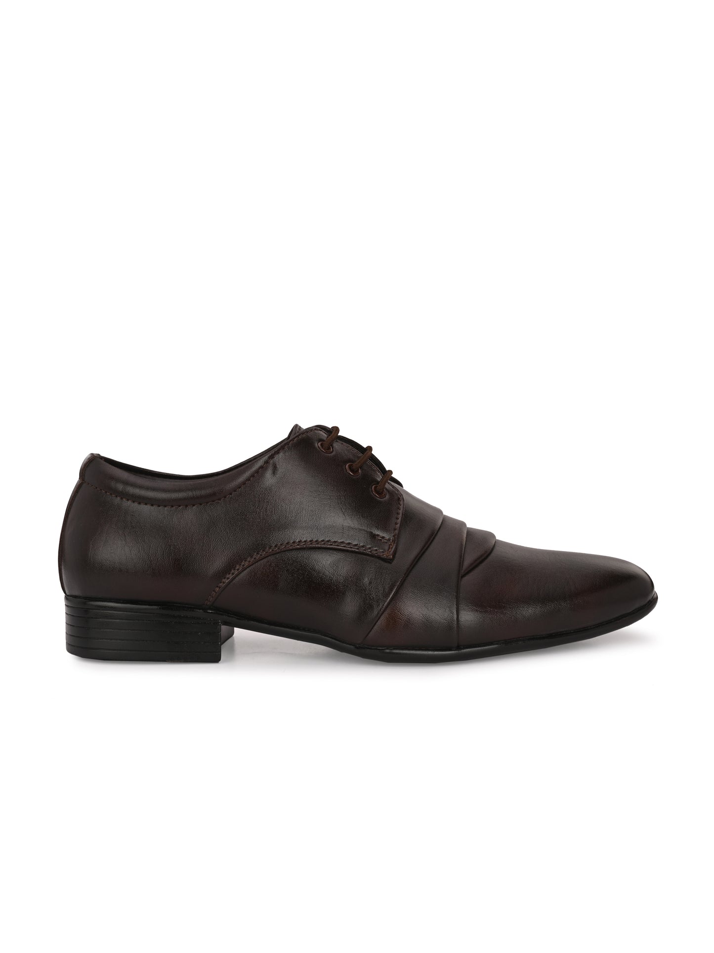 Guava Men's Brown Derby Lace Up Formal Shoes (GV15JA840)