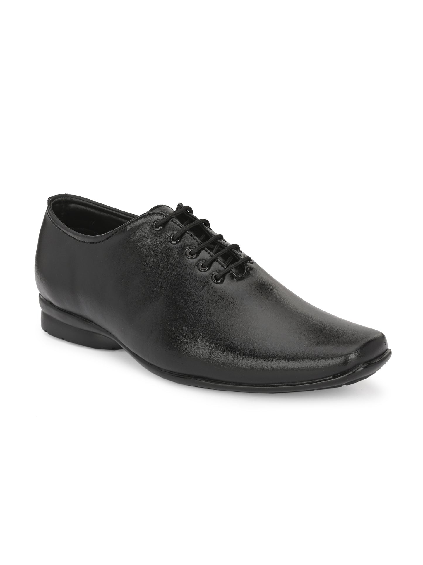 Guava Men's Black Onecut Lace Up Formal Shoes (GV15JA843)