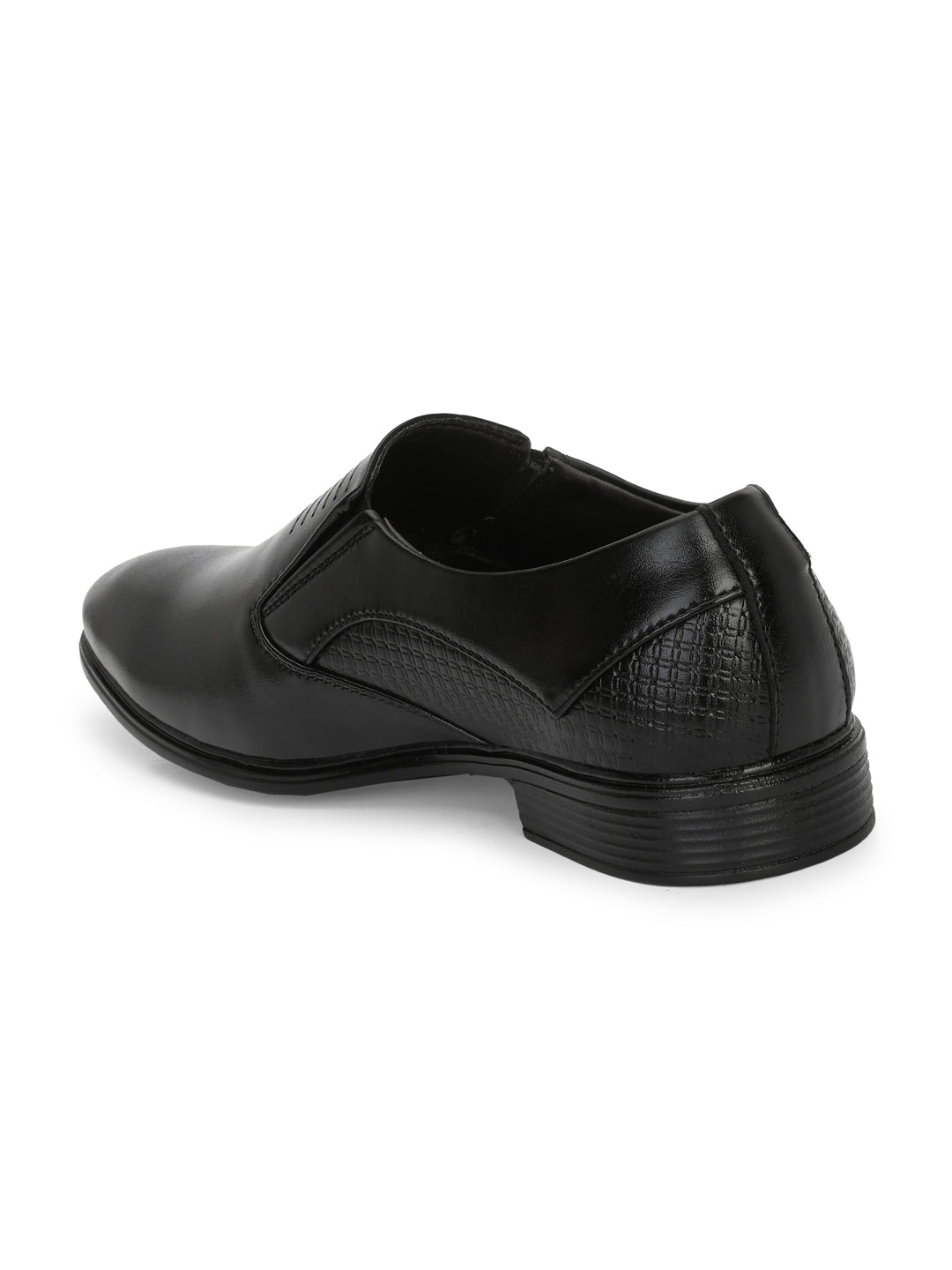 Guava Men's EliteEase Semi-Formal Slip-On Shoes - Black GV15JA859