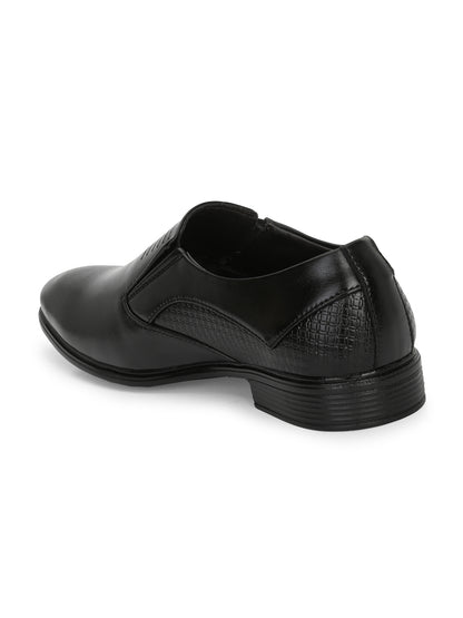 Guava Men's EliteEase Semi-Formal Slip-On Shoes - Black GV15JA859