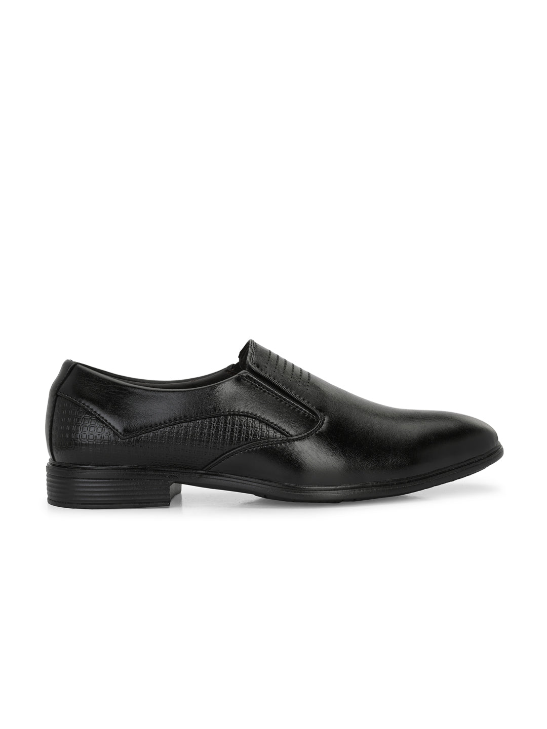 Guava Men's EliteEase Semi-Formal Slip-On Shoes - Black GV15JA859