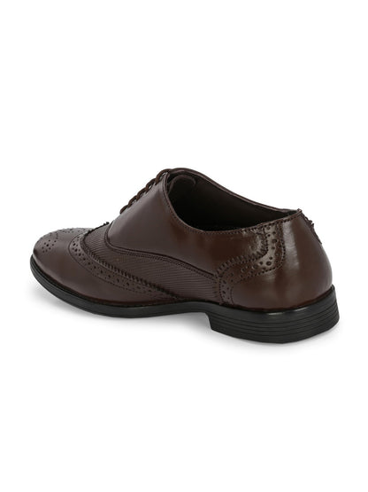 Guava Men's Black Formal Brogue Shoes  GV15JA865