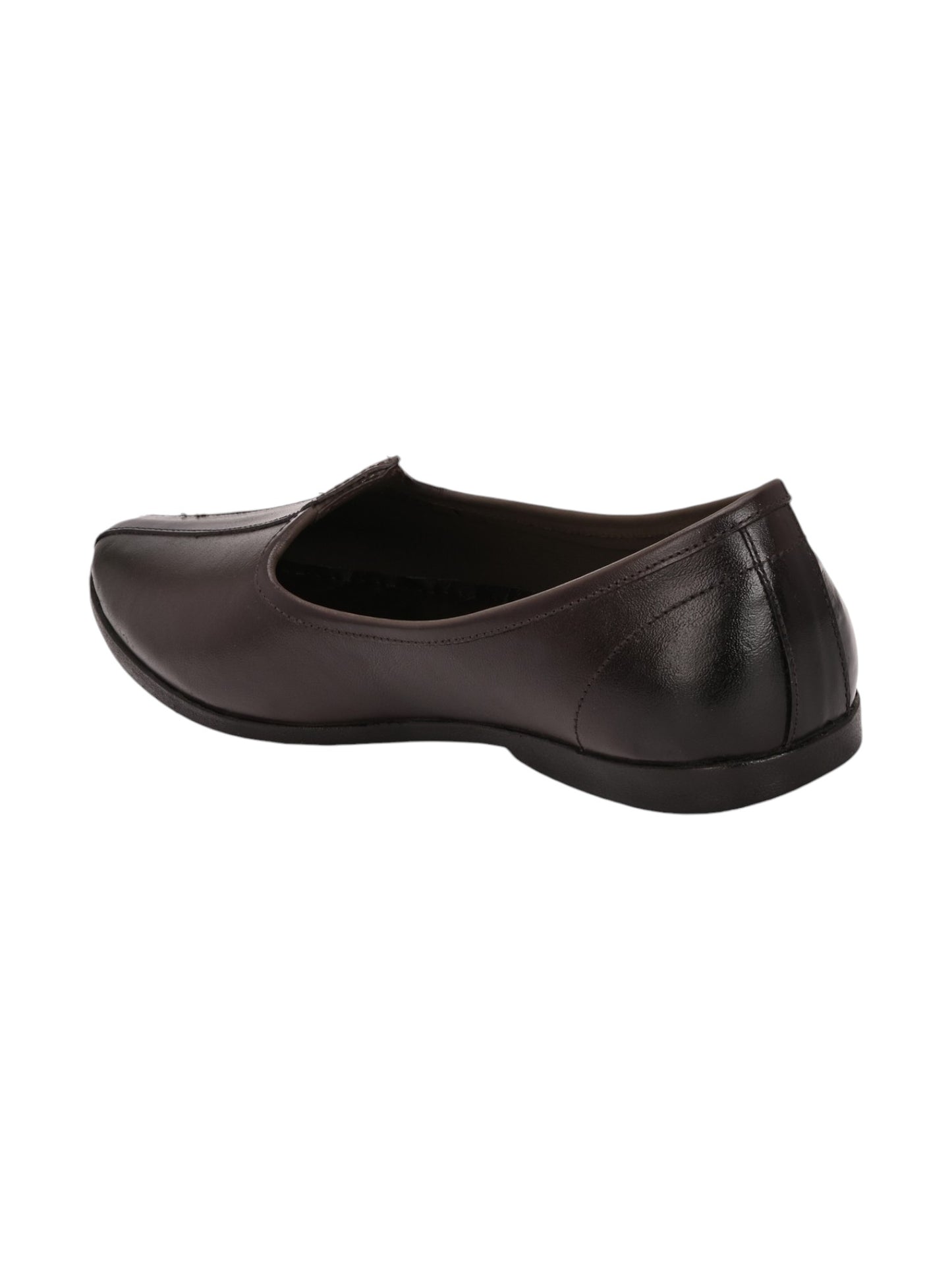 Guava Men's Comfortable Stylish Traditional Genuine Leather Jutti - Brown - GV15JA876