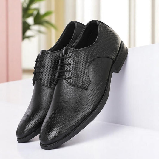 Guava Men's Faux Leather Lace-Up Derby Formal Shoes GV25JA882