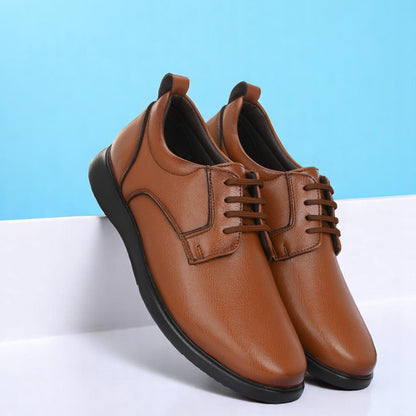 Guava Men's Synthetic Leather Lace-Up Derby Formal Shoes GV25JA891