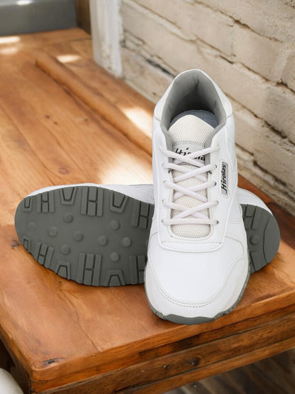 Hirolas® Men's White Multisports Lace Up Sneaker Sport Shoes (HRL1801W)