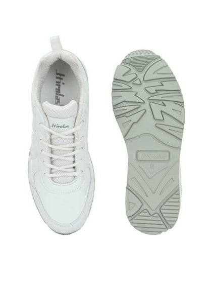 Hirolas® Men's  Multisport Sneaker Shoes- White HRL1802WHT