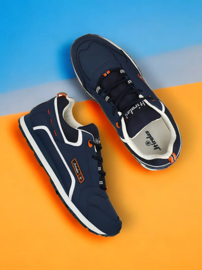 Hirolas® Men's White Multisports Lace Up Sneaker Sport Shoes (HRL1841B)