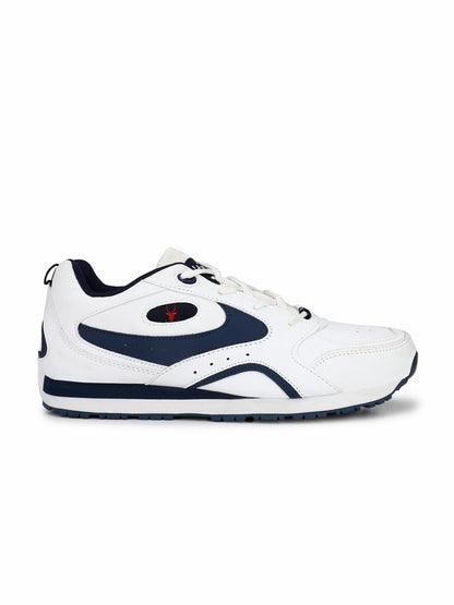 Hirolas® Men's White Multisports Lace Up Sneaker Sport Shoes (HRL1852G)