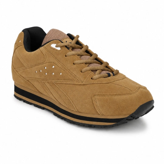 Hirolas Multisport Leather Sport Shoes for Men's - Camel