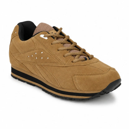Hirolas Multisport Leather Sport Shoes for Men's - Camel