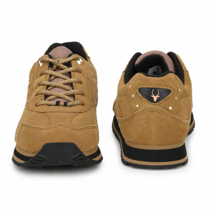 Hirolas Multisport Leather Sport Shoes for Men's - Camel